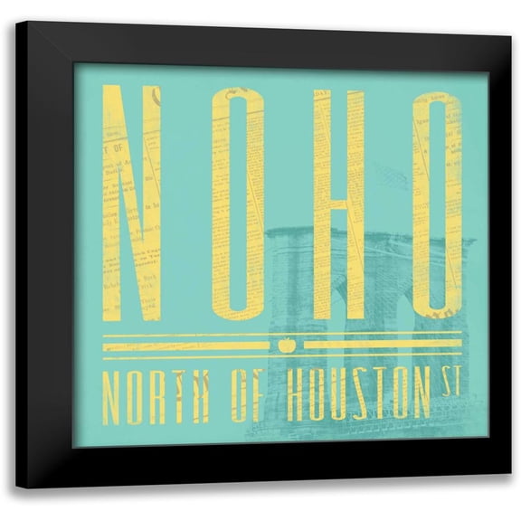 Grey, Jace 12x12 Black Modern Framed Museum Art Print Titled - NOHO in Spring