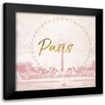 thumbnail image 1 of Grey, Jace 12x12 Black Modern Framed Museum Art Print Titled - Paris Paris, 1 of 5