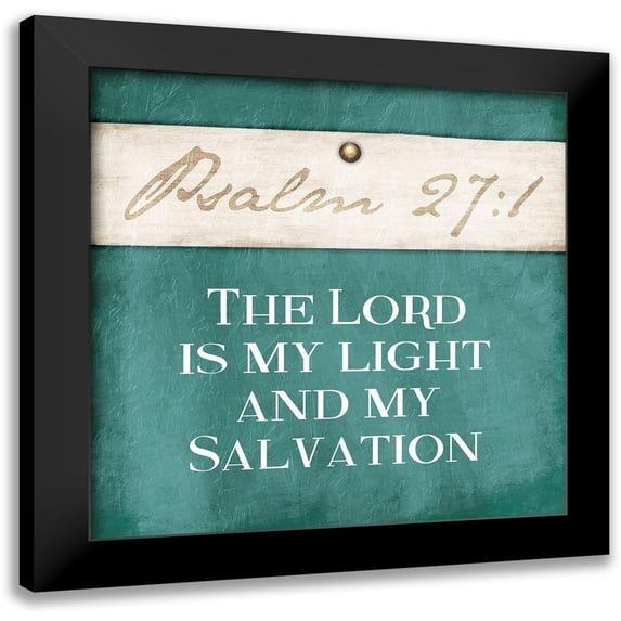 Grey, Jace 12x12 Black Modern Framed Museum Art Print Titled - Psalm Lord
