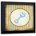 thumbnail image 1 of Grey, Jace 12x12 Black Modern Framed Museum Art Print Titled - Rattle, 1 of 5