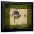 thumbnail image 1 of Grey, Jace 12x12 Black Modern Framed Museum Art Print Titled - Victorian Floral, 1 of 5