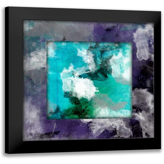 Grey, Jace 12x12 Black Modern Framed Museum Art Print Titled - Watercolor Border Mate