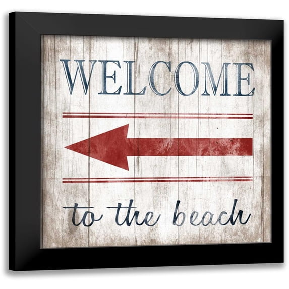Grey, Jace 12x12 Black Modern Framed Museum Art Print Titled - Welcome