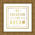 thumbnail image 1 of Grey, Jace 12x12 Gold Ornate Wood Framed with Double Matting Museum Art Print Titled - Creative, 1 of 4