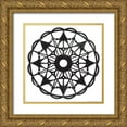 thumbnail image 1 of Grey, Jace 12x12 Gold Ornate Wood Framed with Double Matting Museum Art Print Titled - Light Spaces, 1 of 4