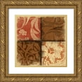 thumbnail image 1 of Grey, Jace 12x12 Gold Ornate Wood Framed with Double Matting Museum Art Print Titled - Pattern, 1 of 4