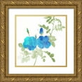 thumbnail image 1 of Grey, Jace 12x12 Gold Ornate Wood Framed with Double Matting Museum Art Print Titled - Watered Down Blue, 1 of 4