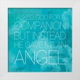 thumbnail image 1 of Grey, Jace 12x12 White Modern Wood Framed Museum Art Print Titled - ANGEL, 1 of 4