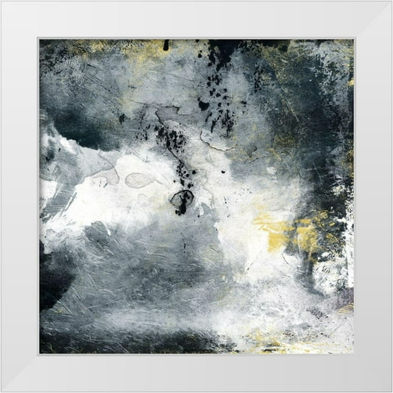 Grey, Jace 12x12 White Modern Wood Framed Museum Art Print Titled - Cloud In The Water