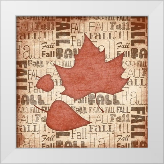 Grey, Jace 12x12 White Modern Wood Framed Museum Art Print Titled - Fall