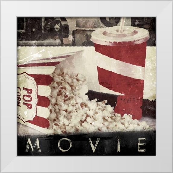 Grey, Jace 12x12 White Modern Wood Framed Museum Art Print Titled - Movie