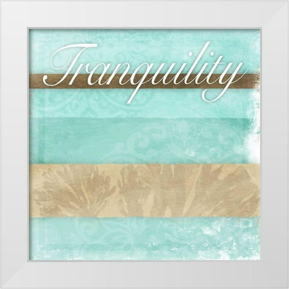 Grey, Jace 12x12 White Modern Wood Framed Museum Art Print Titled - Tranquility