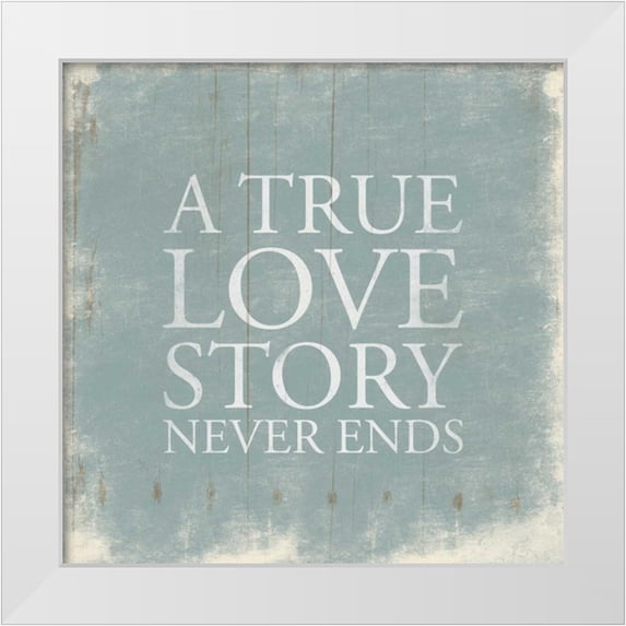 Grey, Jace 12x12 White Modern Wood Framed Museum Art Print Titled - True Love