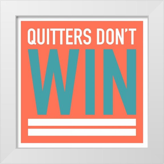 Grey, Jace 12x12 White Modern Wood Framed Museum Art Print Titled - Win