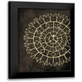 thumbnail image 1 of Grey, Jace 12x14 Black Modern Framed Museum Art Print Titled - Coastal Patterns Dark, 1 of 5