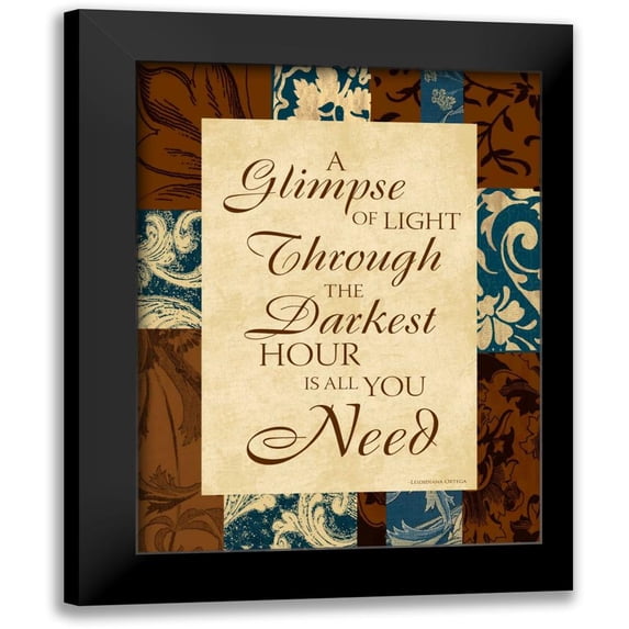 Grey, Jace 12x14 Black Modern Framed Museum Art Print Titled - Darkest I