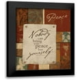 thumbnail image 1 of Grey, Jace 12x14 Black Modern Framed Museum Art Print Titled - Peace, 1 of 5