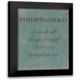 thumbnail image 1 of Grey, Jace 12x14 Black Modern Framed Museum Art Print Titled - Philippians 413, 1 of 5