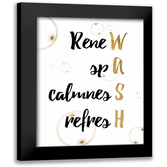 Grey, Jace 12x14 Black Modern Framed Museum Art Print Titled - WASH Gold