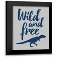 thumbnail image 1 of Grey, Jace 12x14 Black Modern Framed Museum Art Print Titled - Wild Dinosuar, 1 of 5