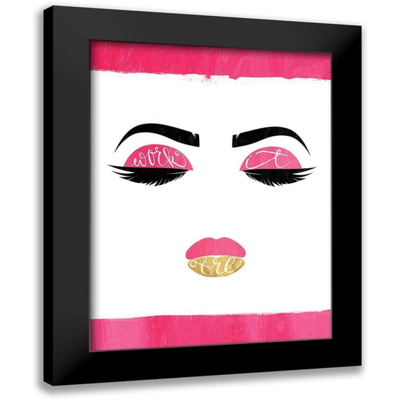 Grey, Jace 12x14 Black Modern Framed Museum Art Print Titled - Work It Girl