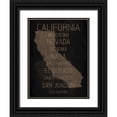 thumbnail image 1 of Grey, Jace 12x14 Black Ornate Wood Framed with Double Matting Museum Art Print Titled - California Silo, 1 of 4
