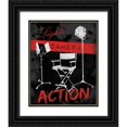 thumbnail image 1 of Grey, Jace 12x14 Black Ornate Wood Framed with Double Matting Museum Art Print Titled - Cinema A2, 1 of 4