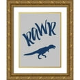 thumbnail image 1 of Grey, Jace 12x14 Gold Ornate Wood Framed with Double Matting Museum Art Print Titled - RAWR Full, 1 of 4