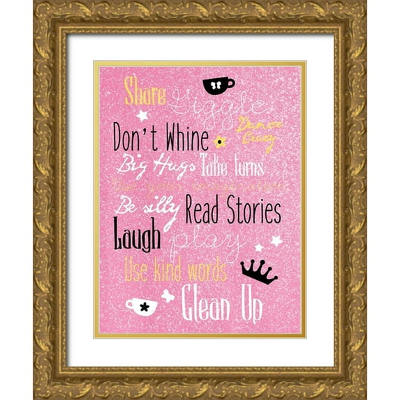 Grey, Jace 12x14 Gold Ornate Wood Framed with Double Matting Museum Art Print Titled - Share Giggles