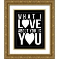 thumbnail image 1 of Grey, Jace 12x14 Gold Ornate Wood Framed with Double Matting Museum Art Print Titled - Text A, 1 of 4