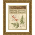 thumbnail image 1 of Grey, Jace 12x14 Gold Ornate Wood Framed with Double Matting Museum Art Print Titled - The Dragonfly Fern, 1 of 4