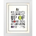 thumbnail image 1 of Grey, Jace 12x14 White Modern Wood Framed Museum Art Print Titled - Moments, 1 of 4
