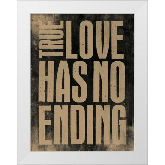 Grey, Jace 12x14 White Modern Wood Framed Museum Art Print Titled - No Ending A