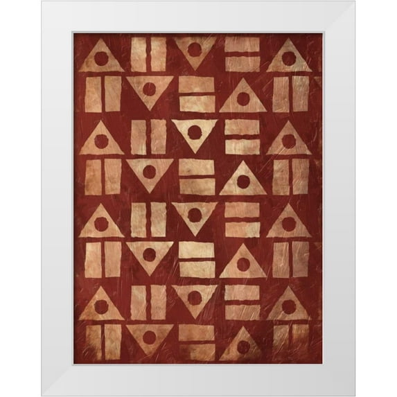 Grey, Jace 12x14 White Modern Wood Framed Museum Art Print Titled - Pattern Mate