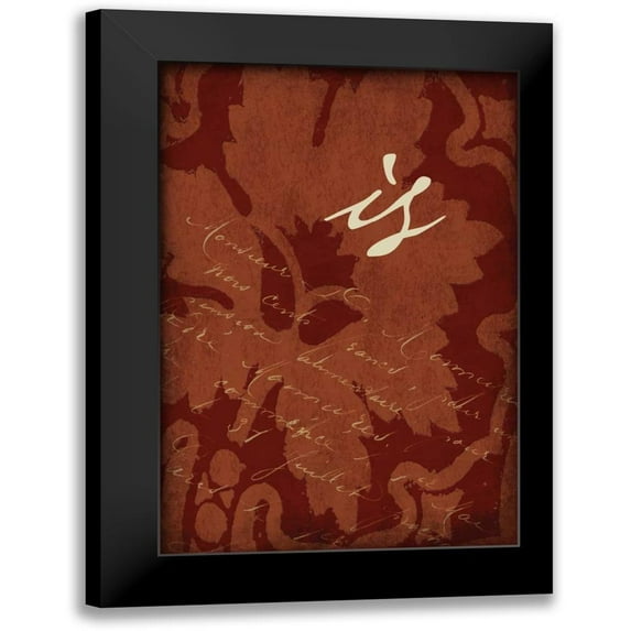Grey, Jace 13x18 Black Modern Framed Museum Art Print Titled - RED_is