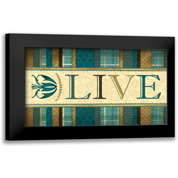 Grey, Jace 14x10 Black Modern Framed Museum Art Print Titled - Live