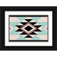 thumbnail image 1 of Grey, Jace 14x11 Black Ornate Wood Framed with Double Matting Museum Art Print Titled - Aztec Muted Two, 1 of 4