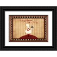 thumbnail image 1 of Grey, Jace 14x11 Black Ornate Wood Framed with Double Matting Museum Art Print Titled - Leave It, 1 of 4
