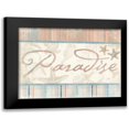thumbnail image 1 of Grey, Jace 14x12 Black Modern Framed Museum Art Print Titled - Paradise 3, 1 of 5