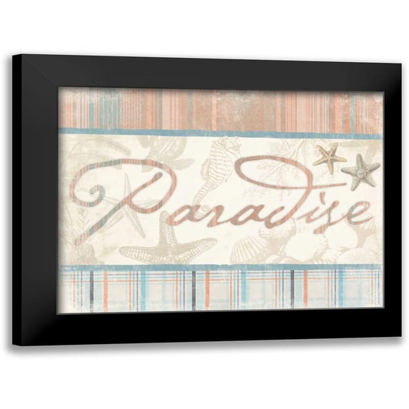 Grey, Jace 14x12 Black Modern Framed Museum Art Print Titled - Paradise 3