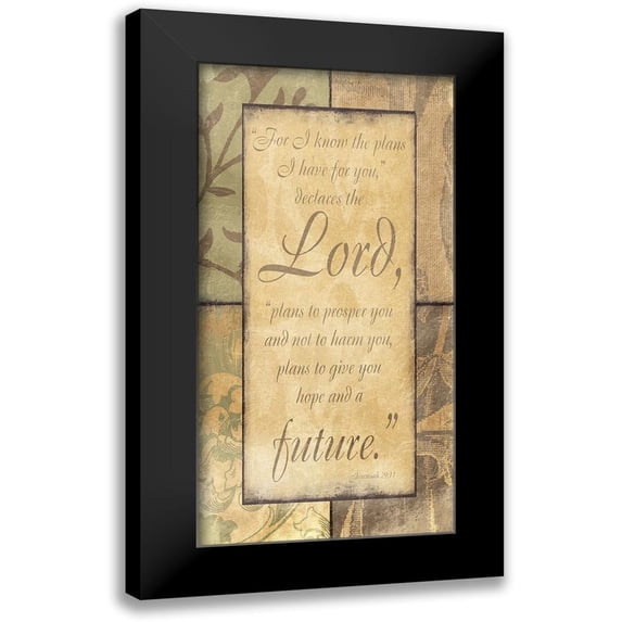 Grey, Jace 14x24 Black Modern Framed Museum Art Print Titled - Lord Future