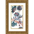 thumbnail image 1 of Grey, Jace 14x24 Gold Ornate Wood Framed with Double Matting Museum Art Print Titled - Wandering Flowers Mate, 1 of 4