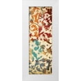 thumbnail image 1 of Grey, Jace 14x32 White Modern Wood Framed Museum Art Print Titled - Abstract floral, 1 of 4