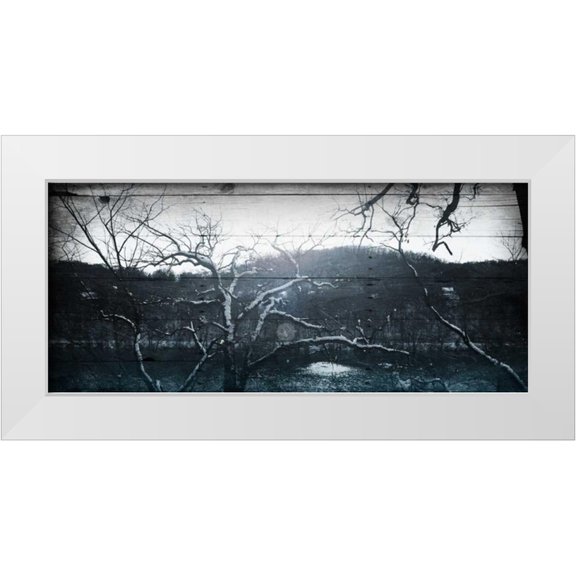 Grey, Jace 14x8 White Modern Wood Framed Museum Art Print Titled - Snow Day