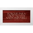 thumbnail image 1 of Grey, Jace 14x9 White Modern Wood Framed Museum Art Print Titled - Lucas Porque Red, 1 of 4