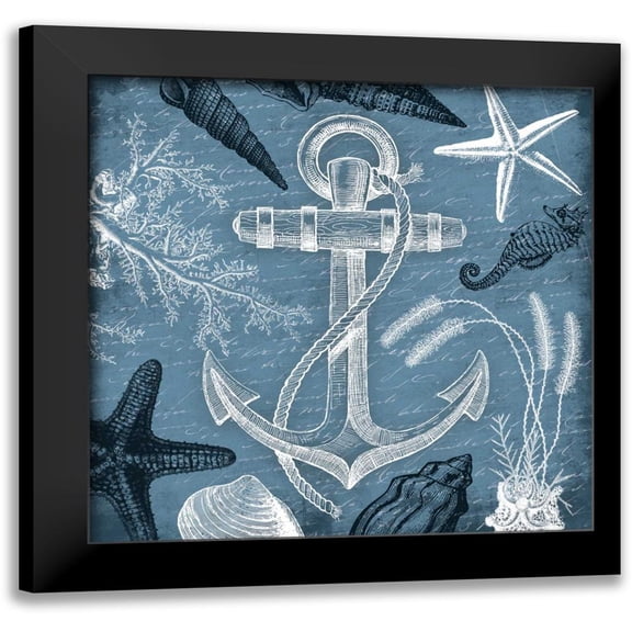 Grey, Jace 15x15 Black Modern Framed Museum Art Print Titled - Anchor Nautical