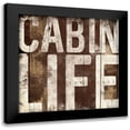 thumbnail image 1 of Grey, Jace 15x15 Black Modern Framed Museum Art Print Titled - Cabin Life, 1 of 5