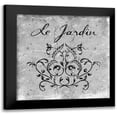thumbnail image 1 of Grey, Jace 15x15 Black Modern Framed Museum Art Print Titled - Le Jardin 2, 1 of 5