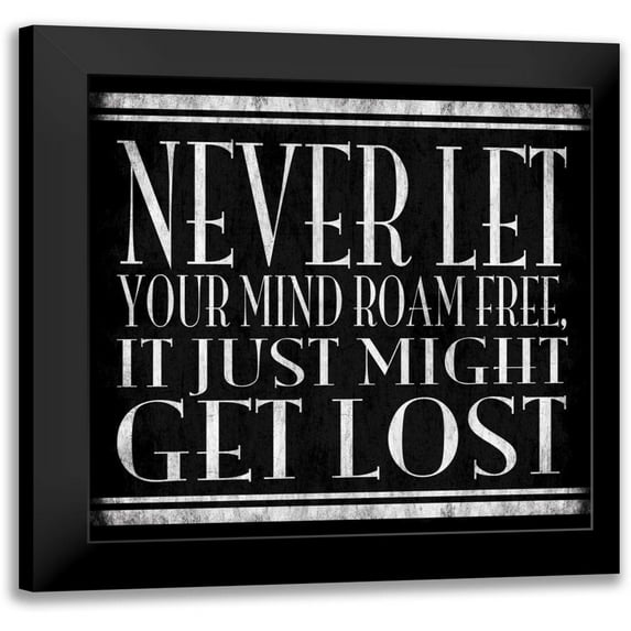 Grey, Jace 15x15 Black Modern Framed Museum Art Print Titled - Mind Game