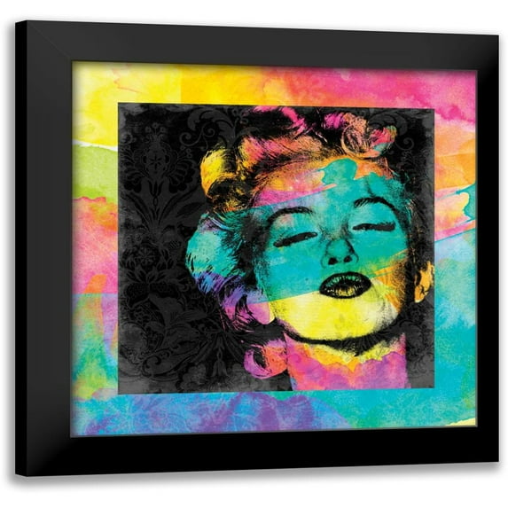 Grey, Jace 15x15 Black Modern Framed Museum Art Print Titled - Monroe Watercolor